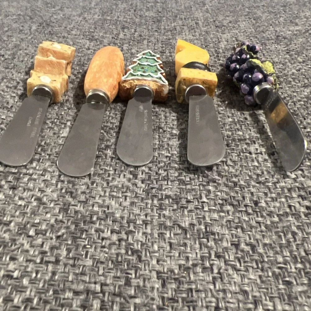 Stainless Steel Snack Spreaders‎ Set of Five